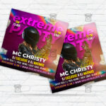 Extreme Party - Flyer PSD Template | ExclusiveFlyer
