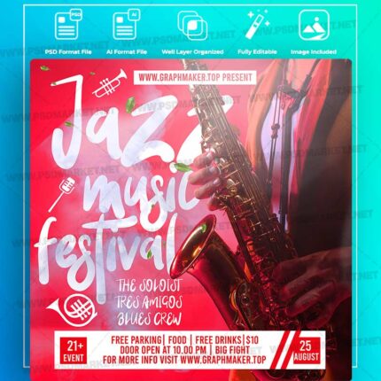 Download Jazz Templates in PSD & Vector