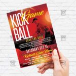 Kickball - Flyer PSD Template | ExclusiveFlyer