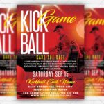 Kickball - Flyer PSD Template | ExclusiveFlyer