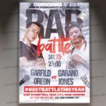 Download Rap Battle PSD Template 1