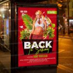 Download School Back Party PSD Template 3