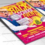 School Party Event PSD Template 2