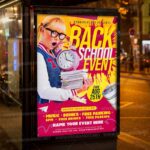 School Party Event PSD Template 3