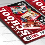 Download School Sale Event PSD Template 2