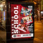 Download School Sale Event PSD Template 3