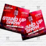 Stand Up Show - Flyer PSD Template | ExclusiveFlyer