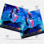 Tropical Dj - Flyer PSD Template | ExclusiveFlyer