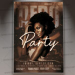 Download Afro Party PSD Template 1
