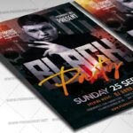 Download Black Club Night PSD Template 2