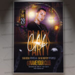 Download Black Club Party PSD Template 1
