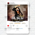 Black Night - Flyer PSD Template | ExclusiveFlyer