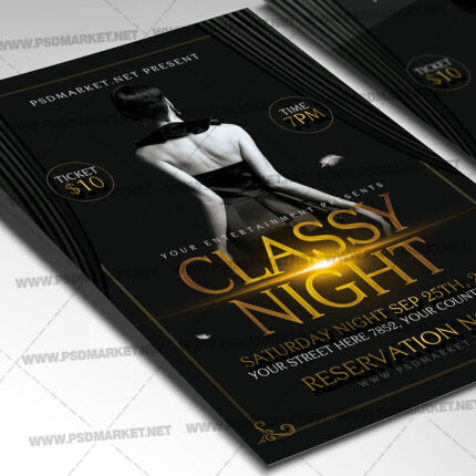 Download Classy Night PSD Template 2