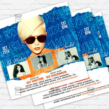 Club Mix - Flyer PSD Template | ExclusiveFlyer