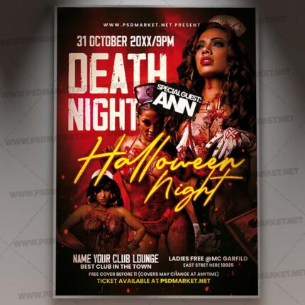 Download Death Night PSD Template 1