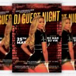 Dj Guest Night - Flyer PSD Template | ExclusiveFlyer
