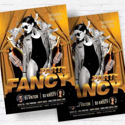 Fancy Night - Flyer PSD Template | ExclusiveFlyer