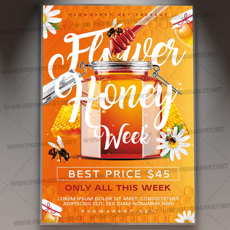 flower_honey_psd_template_1.jpg Download Flower Honey PSD Template 1