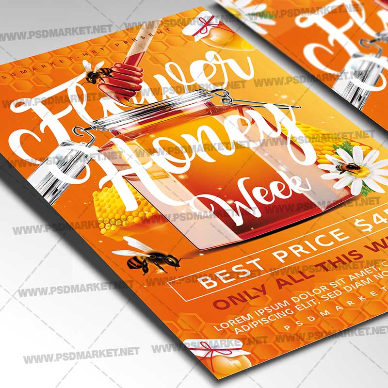 flower_honey_psd_template_2.jpg Download Flower Honey PSD Template 2