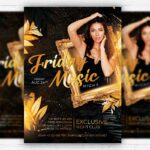 Friday Music Night - Flyer PSD Template | ExclusiveFlyer