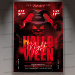 Halloween Night PSD Template