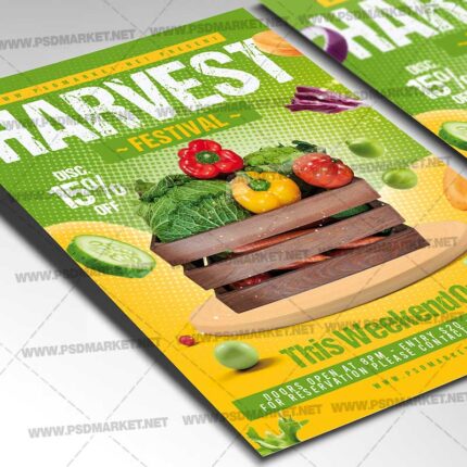 Download Harvest Fest PSD Template 2