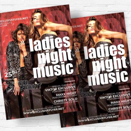 Ladies Night - Flyer PSD Template | ExclusiveFlyer