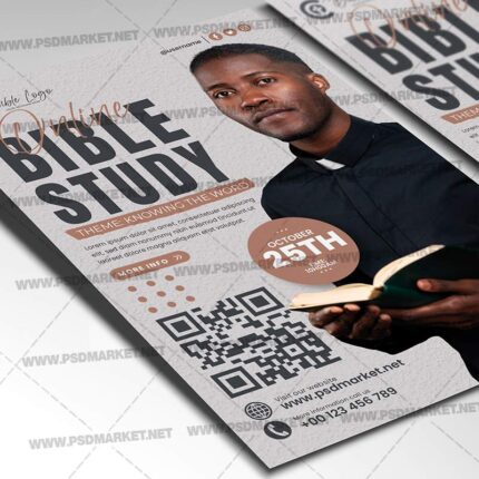 Download Online Bible Study PSD Template 2