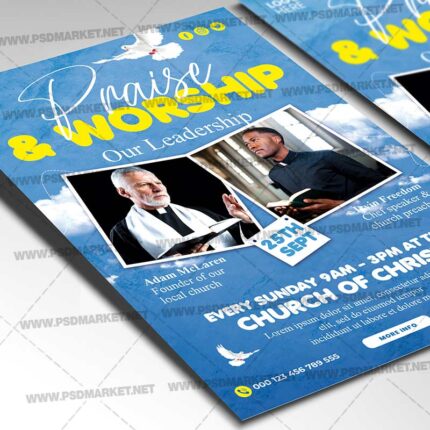 Download Praise and Worship PSD Template 2