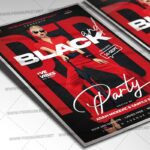 Download Red and Black Party PSD Template 2