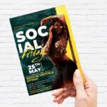 Social Fridays - Flyer PSD Template | ExclusiveFlyer