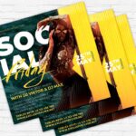Social Fridays - Flyer PSD Template | ExclusiveFlyer