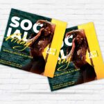 Social Fridays - Flyer PSD Template | ExclusiveFlyer