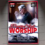 Download Sunday Service PSD Template 1