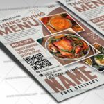 Download Thanksgiving Menu PSD Template 2