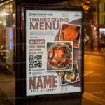 Download Thanksgiving Menu PSD Template 3