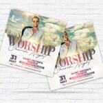 Worship Church - Flyer PSD Template | ExclusiveFlyer