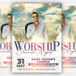 Worship Church - Flyer PSD Template | ExclusiveFlyer