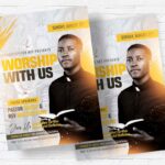 Worship with Us - Flyer PSD Template | ExclusiveFlyer