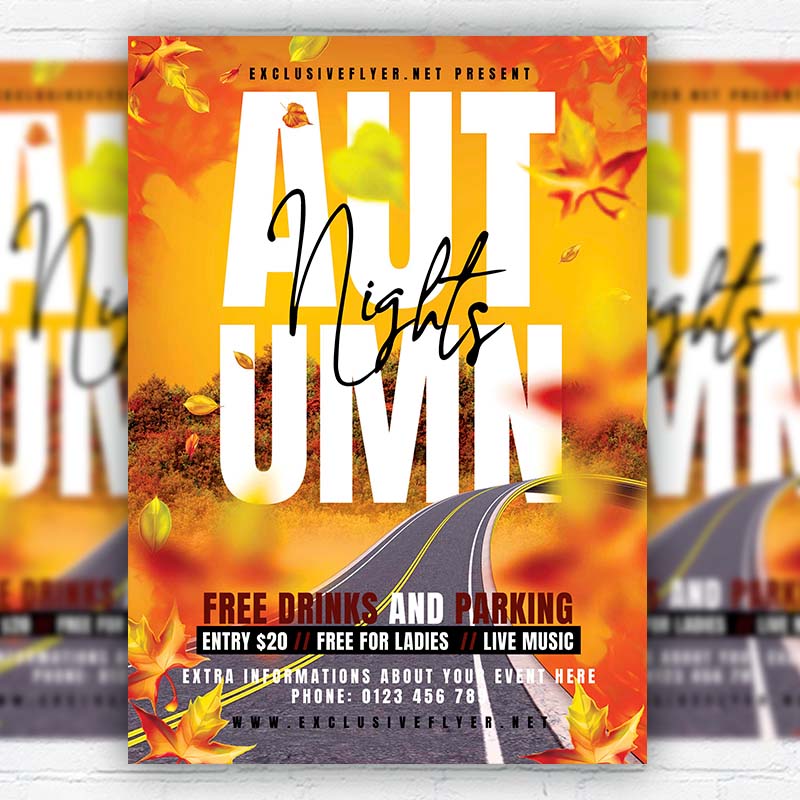 autumn_nights-premium-flyer-template-1.jpg Autumn Nights - Flyer PSD Template | ExclusiveFlyer