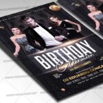 Download Birthday Party Night PSD Template 2