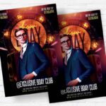 Bday Show - Flyer PSD Template | ExclusiveFlyer