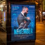 Download Blue November Day PSD Template 3