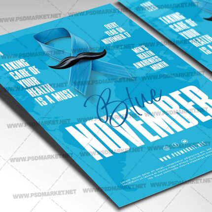 Download Blue November PSD Template 2
