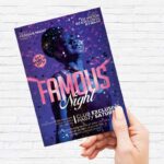 Famous Night - Flyer PSD Template | ExclusiveFlyer