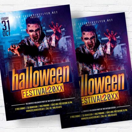 Halloween Festival- Flyer PSD Template | ExclusiveFlyer