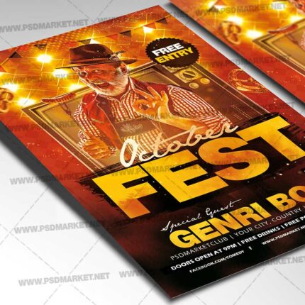 Download Oktober Fest Day PSD Template 2