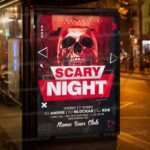 Download Scary Night Event PSD Template 3
