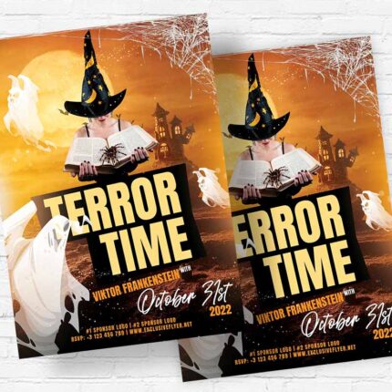 Terror Time - Flyer PSD Template | ExclusiveFlyer