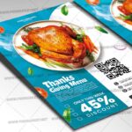 Download Thanks Giving Menu Event PSD Template 2